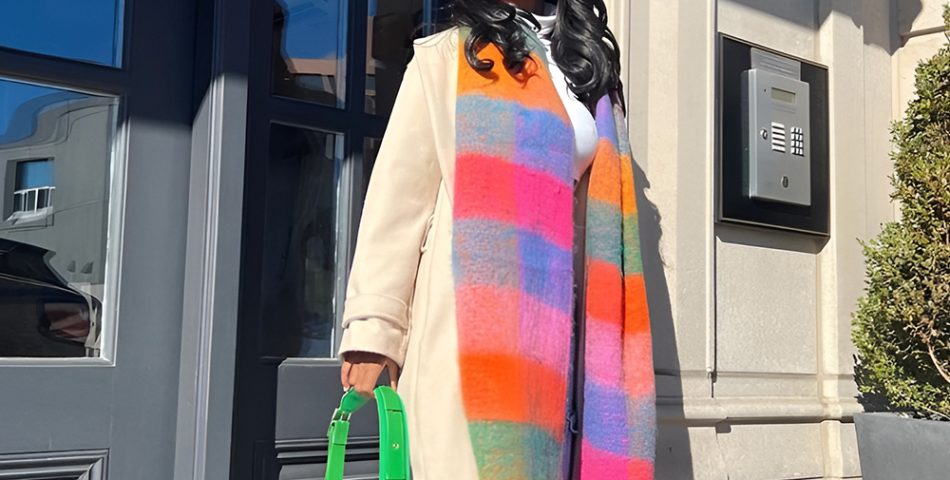 Vibrant colors among neutrals