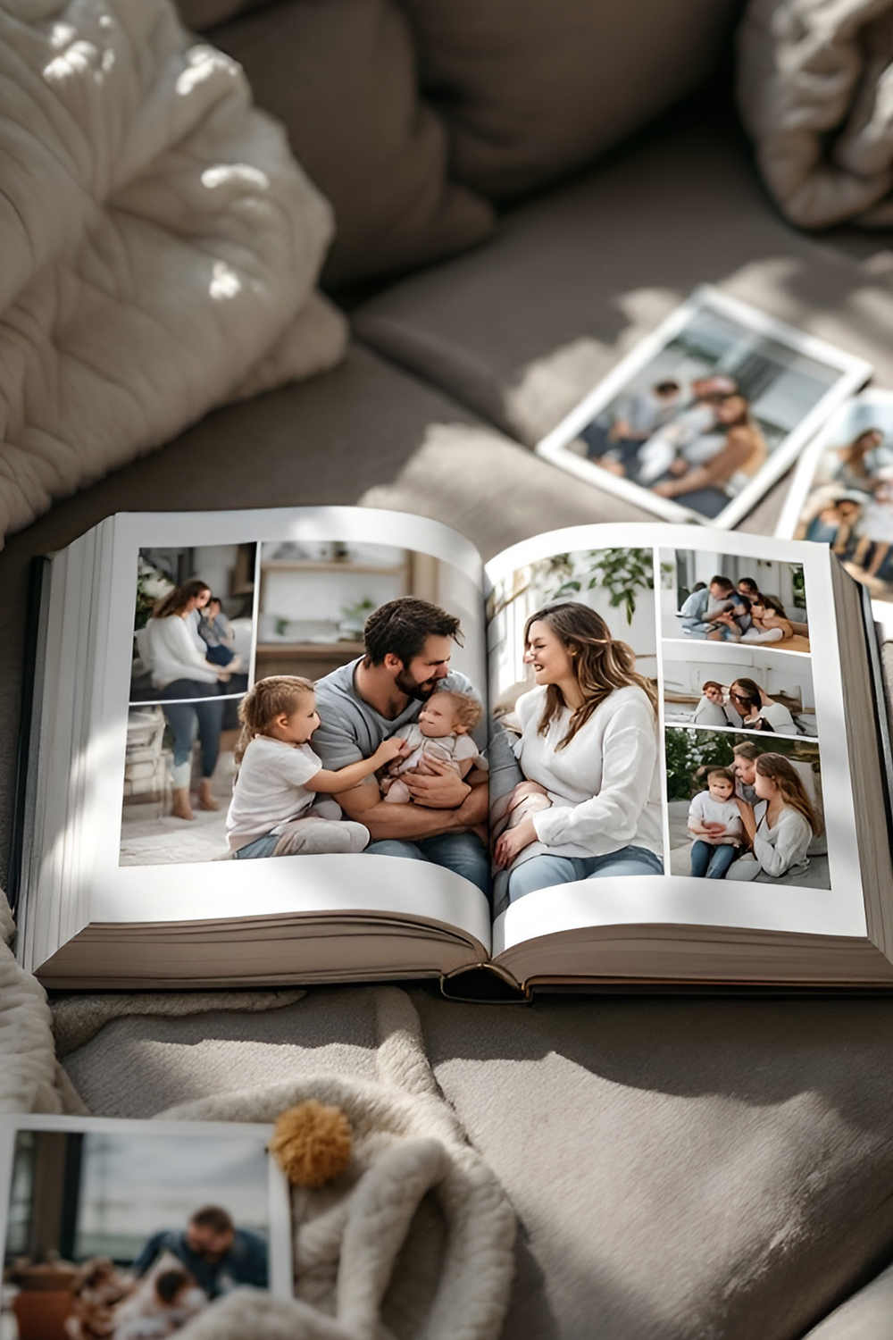 A Printed Photo Album of Family Moments