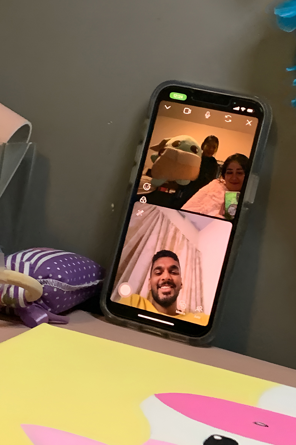 A Surprise Video Call with Loved Ones
